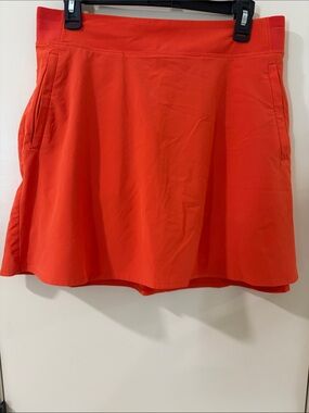 EUC ATHLETA SIZE 10 Skort Red/Orange color